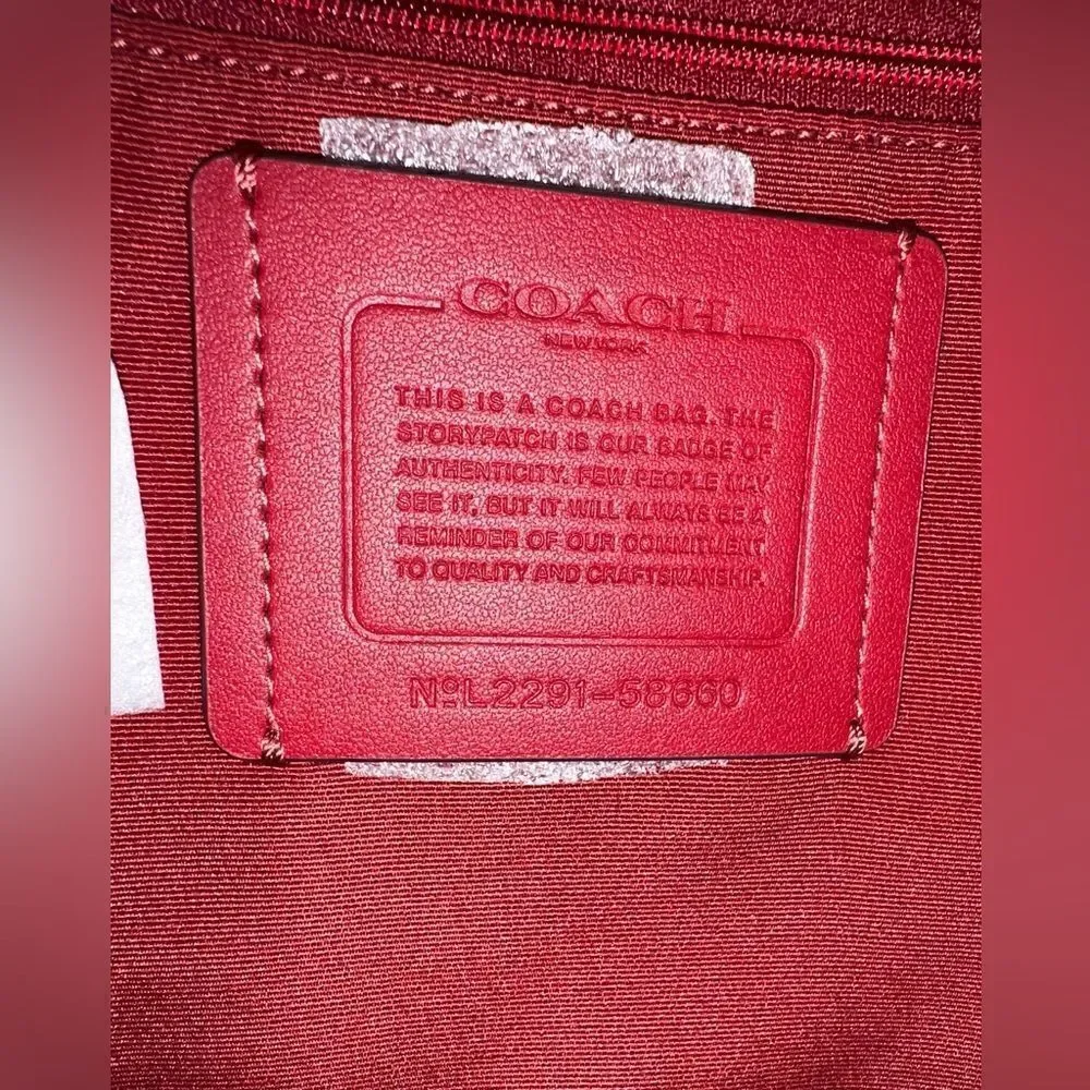 🔥🎁NWT! Coach DERBY Tote Handbag Pebble Leather Coral Msrp:$350.00